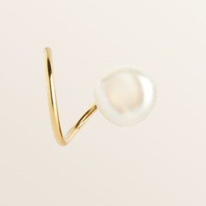 MARIA BLACK baroque twirl earring